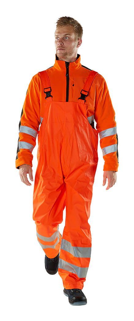 Giacca in pile SAFE SUPREME hi-vis rosso/antracite scuro
