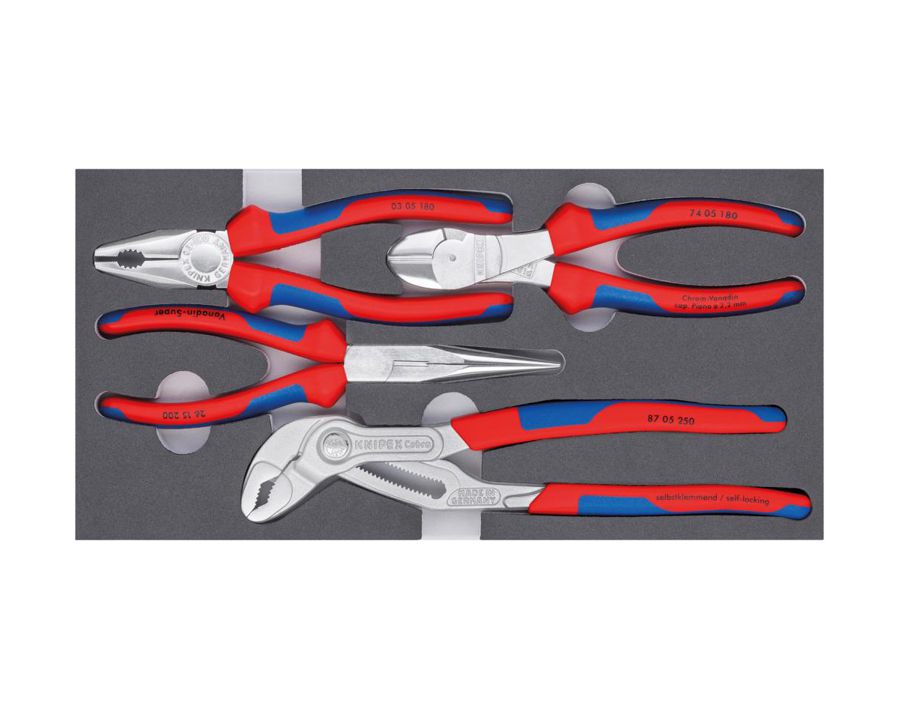 Zangen-Satz, Köpfe verchromt