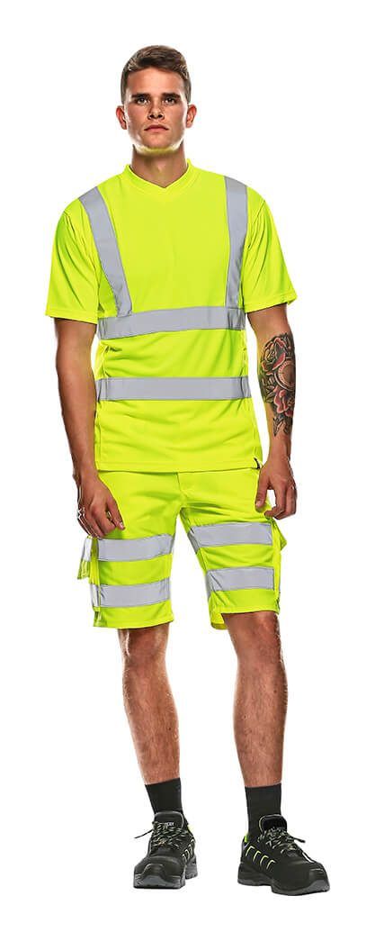 Pantalone corto SAFE CLASSIC hi-vis giallo