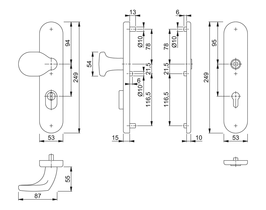 Guarnitura di sicurezza cambio E86G/3332ZA/3310 