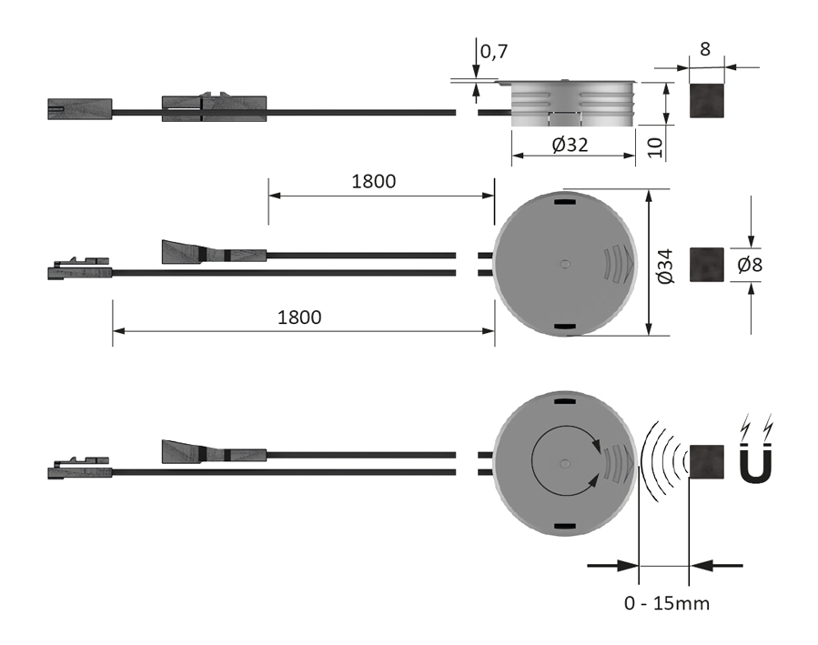 Interruttore magnetico 