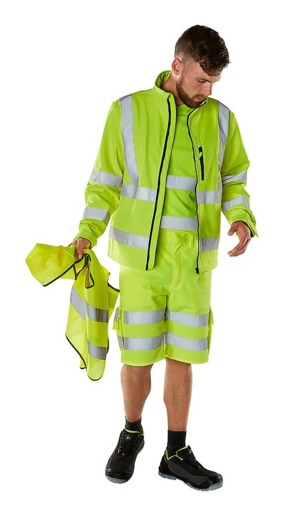 Pantalone corto SAFE CLASSIC hi-vis giallo