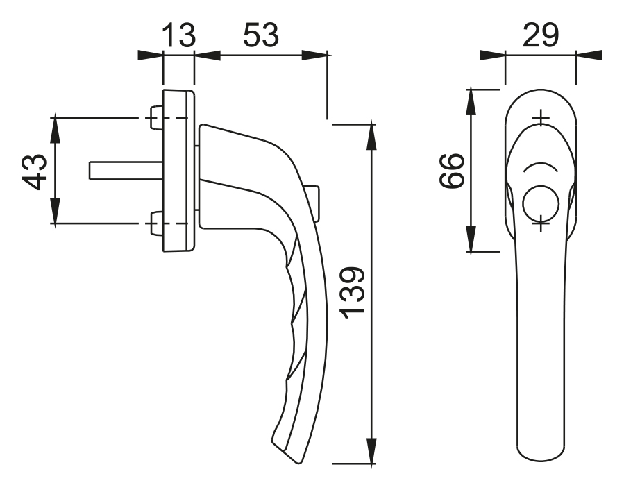 Martellina DK con pulsante autobloccante serie Tokyo 0710SV/U26