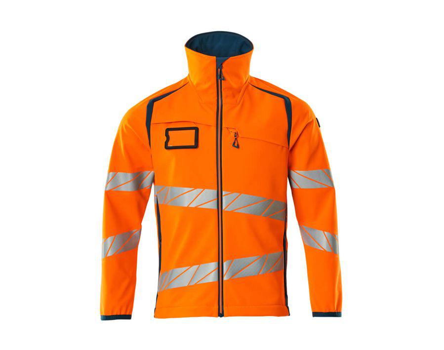 Giacca Softshell ACCELERATE SAFE hi-vis arancio/petrolio scuro