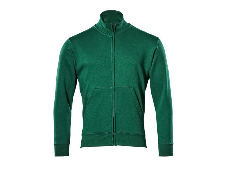 Felpa con chiusura lampo CROSSOVER verde
