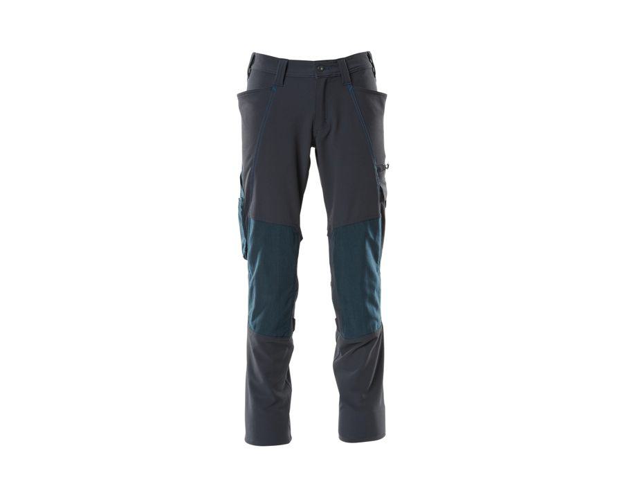 Pantaloni con tasche porta-ginocchiere ACCELERATE blu navy scuro