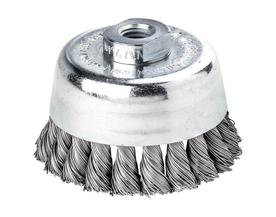 Topfbürste, Stahldraht, gezopft