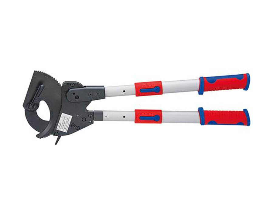 Ratschen-Kabelschneider mit Teleskop-Schenkeln