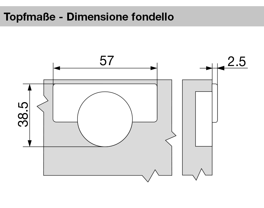 Cerniera COMPACT 107° 
