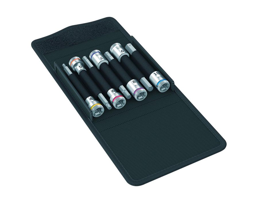 Schraubendreher-Einsatz-Garnitur 3/8" Zyklop für Innensechskantschrauben, lang