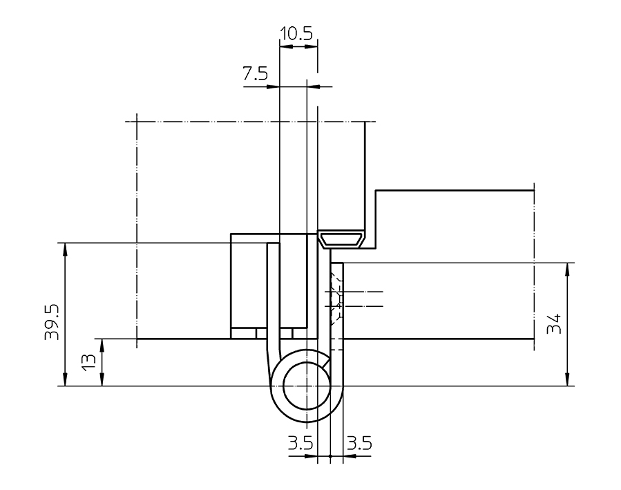 Cerniera VARIANT VX 7728/100
