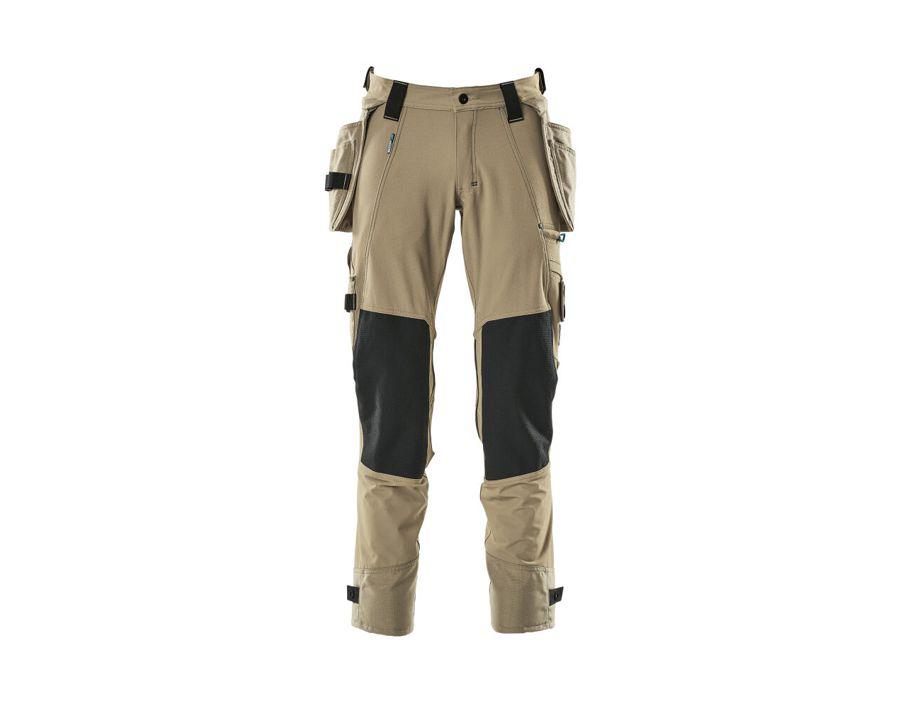 Pantaloni con tasche esterne ADVANCED kaki chiaro