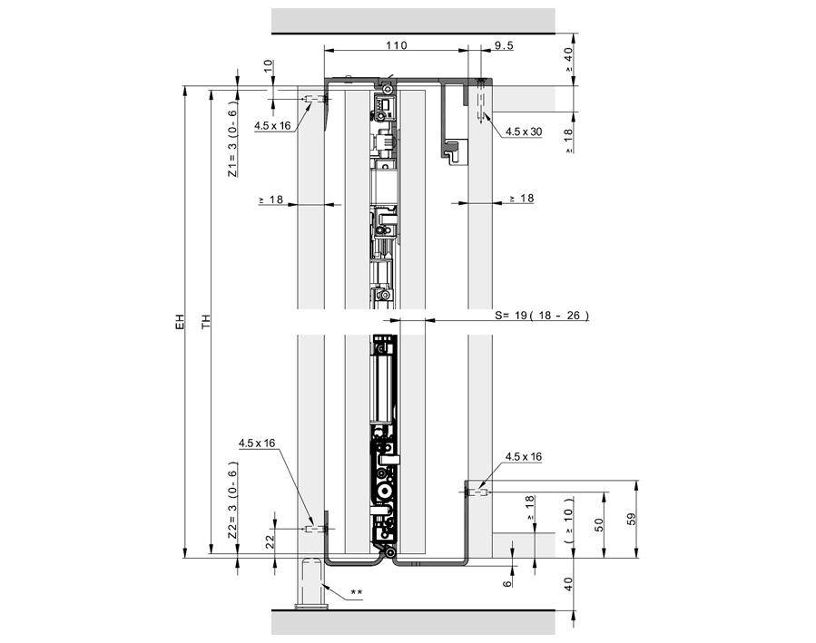 Hawa Folding Concepta III 25 Pull, destra
