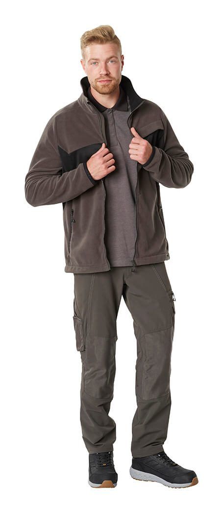 Giacca in pile ACCELERATE verde prato/verde