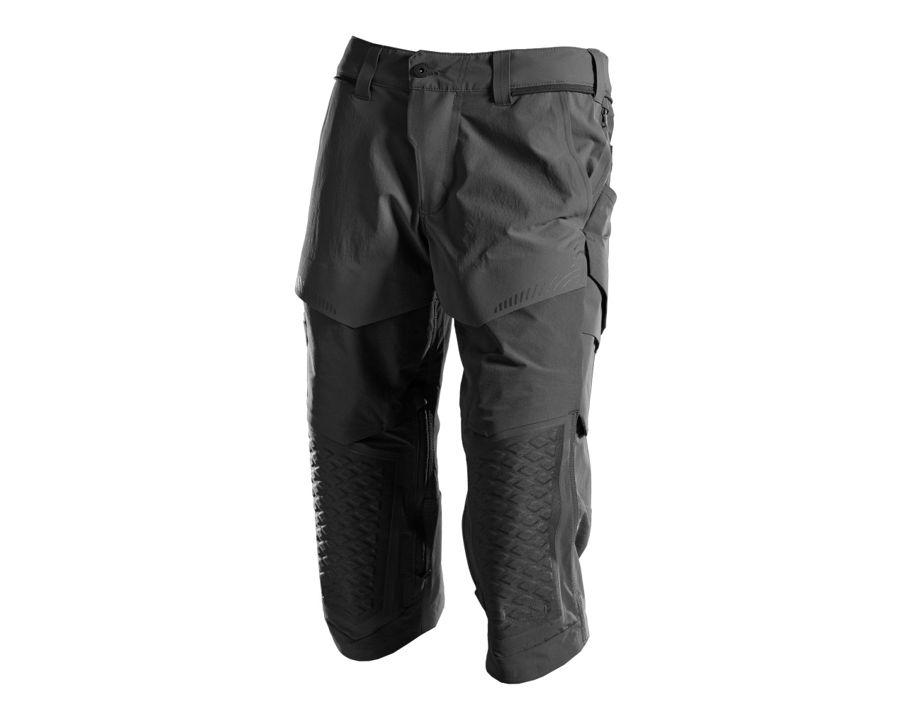 ¾ Lunghezza Pantaloni con tasche porta-ginocchiere CUSTOMIZED nero