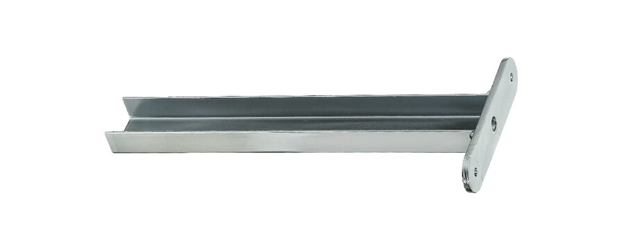 Elemento ad estrazione per palo per balcone profilato a C 