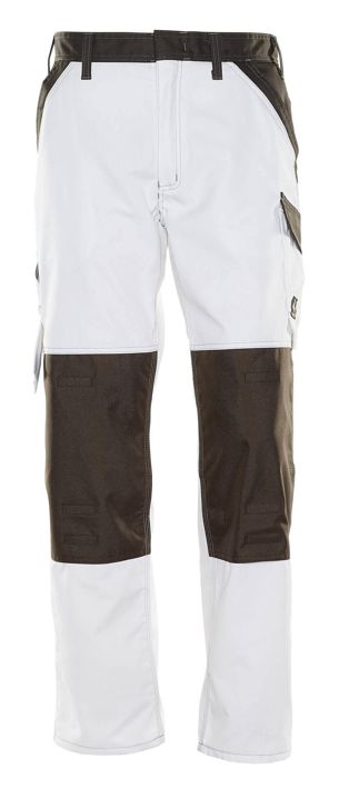 Pantaloni con tasche porta-ginocchiere LIGHT bianco/antracite scuro