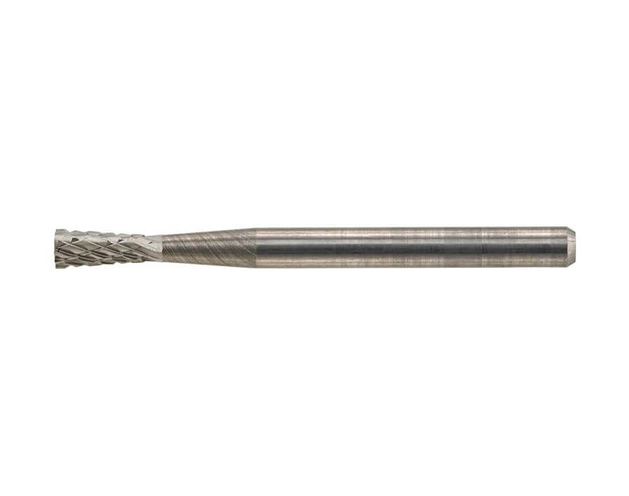 Hartmetall-Kleinfrässtift (Rotorfräser) DIN 8033 – Schaft-Ø 3 mm, Winkelform WKN, Zahnung C