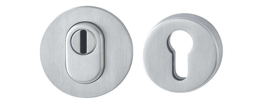 Coppia bocchette (piatte) di sicurezza per porte d'ingresso E29NSB-ZA/42HS 