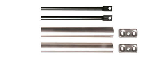Aste e coperture per maniglione Base-Inox