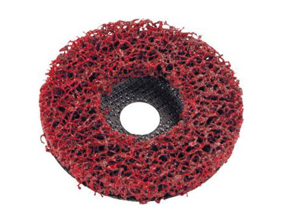 Grobreinigungsscheibe mit Glasgewebeteller