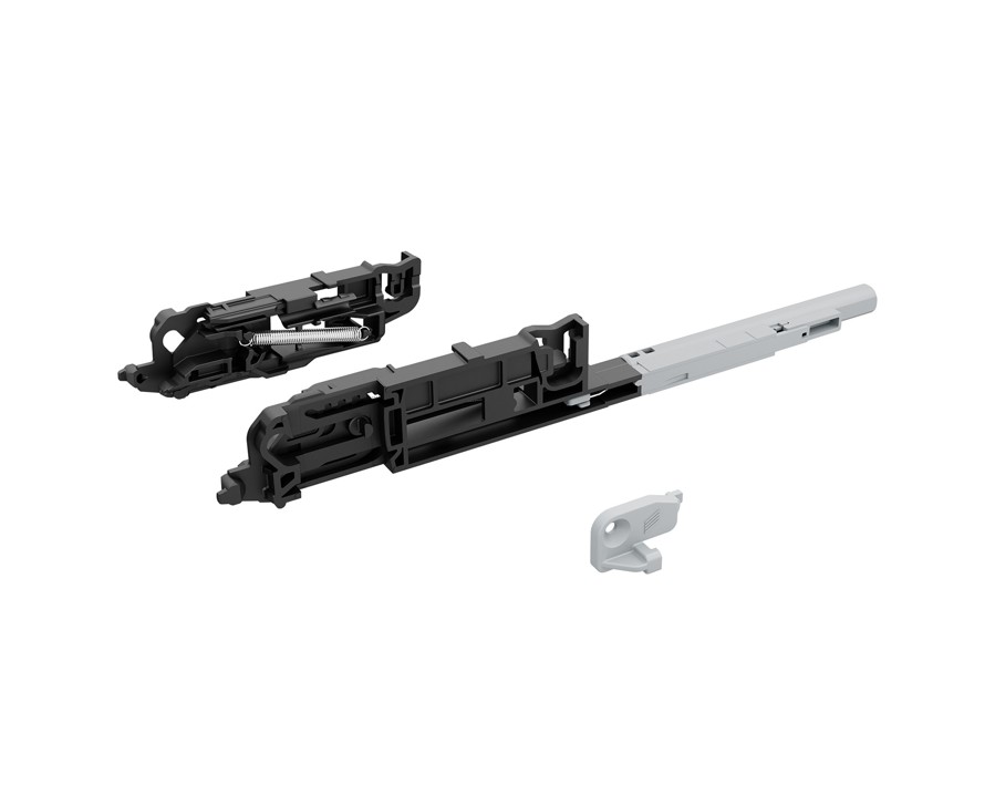 Scatola con Push to open per telaio per cartelle sospese e cassetto per parete attrezzata