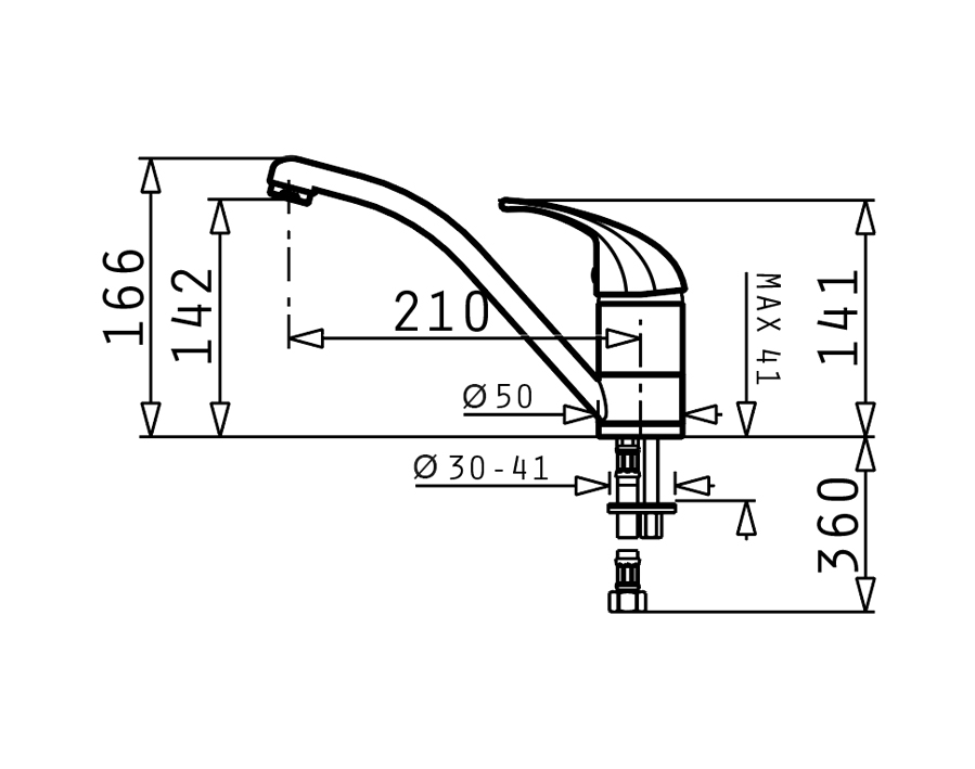 Miscelatore serie MODO