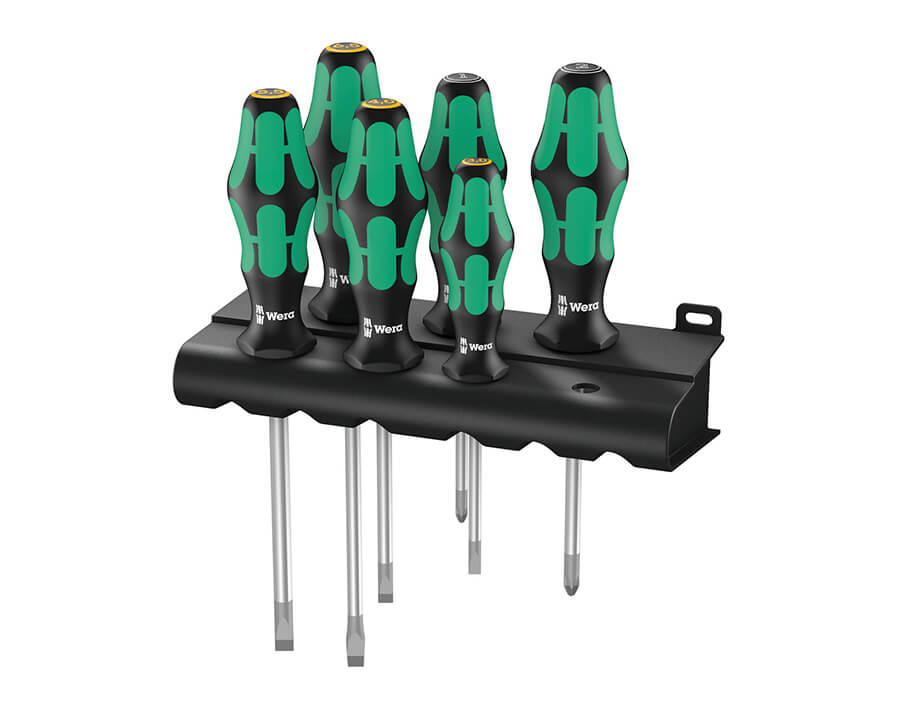 Assortimento di cacciaviti Kraftform Plus Lasertip + supporto 334/335/6 Assortimento di cacciaviti Kraftform Plus Lasertip + supporto 334/335/6