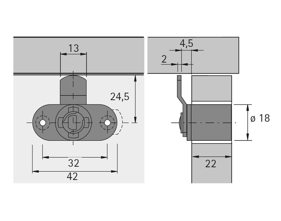 Kit serratura a leva con cilindro Prestige 2000 