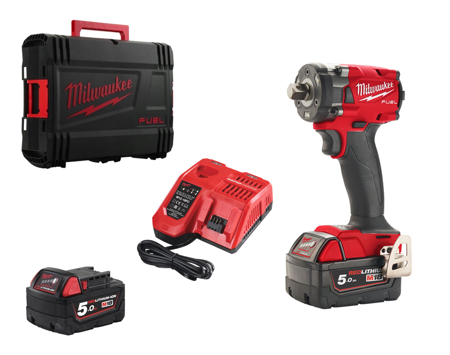 Avvitatore a impulsi 1/2" a batteria M18 FIW2P12-502X Fuel 