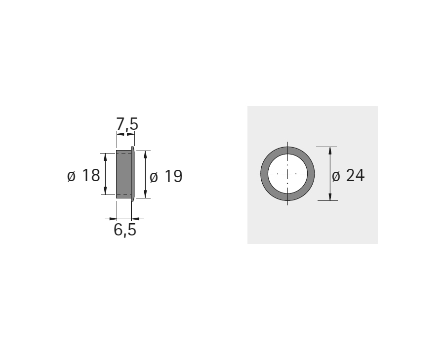 Kit serratura a ridosso con cilindro LAD Prestige 2000 