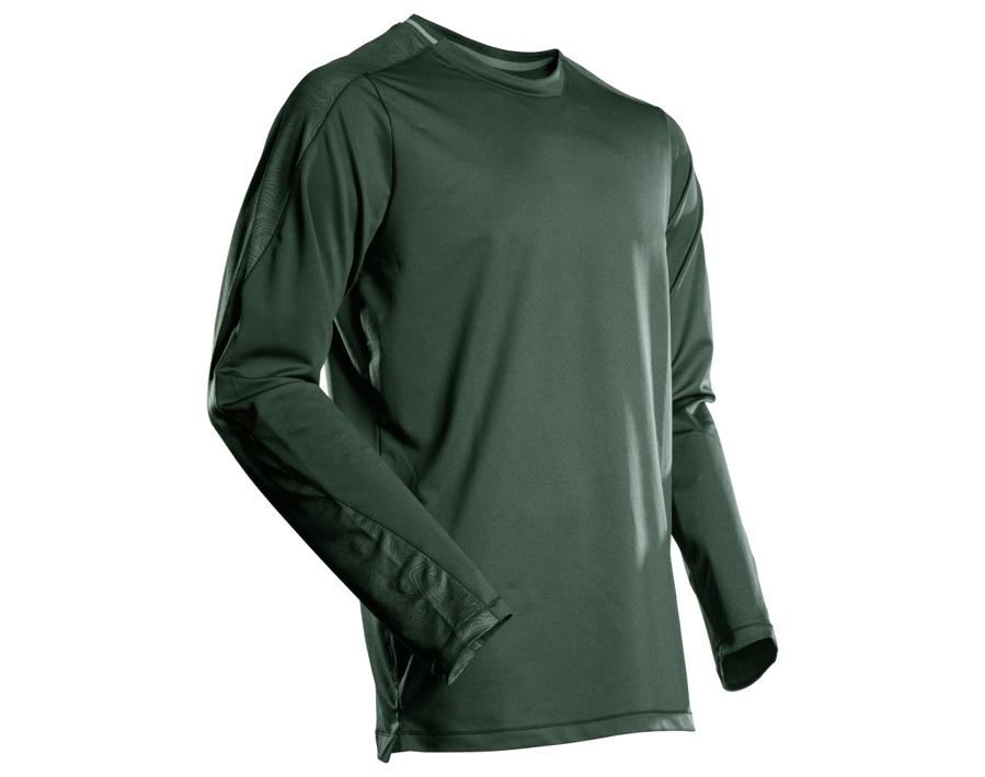 Maglietta, a maniche lunghe CUSTOMIZED verde foresta