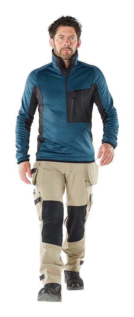 Pantaloni con tasche porta-ginocchiere ADVANCED nero