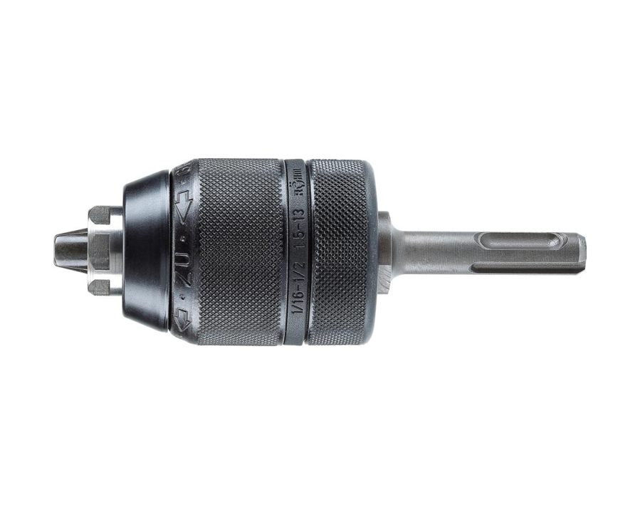 Bohrfutter mit Radialverriegelung und SDS-plus-Aufnahmeschaft