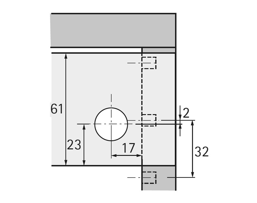 Serratura a leva con cilindro Prestige 2000