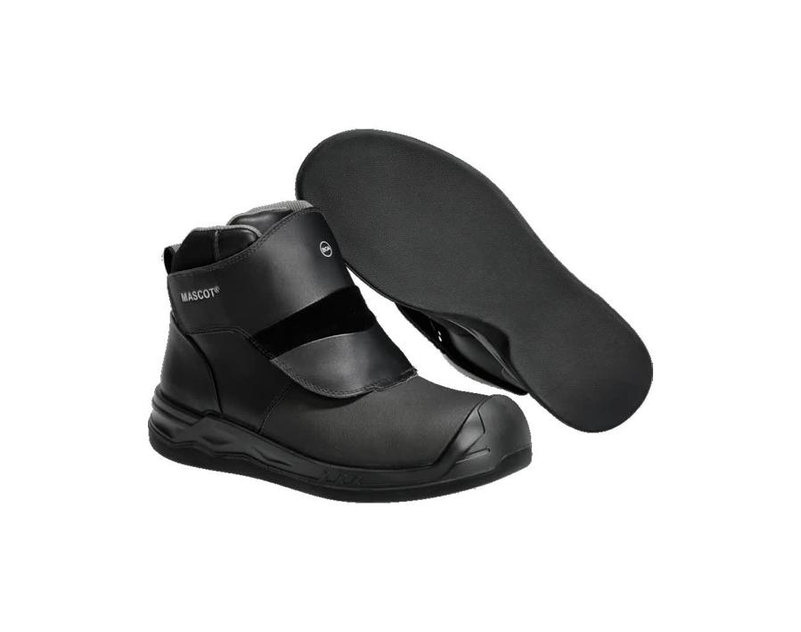 Stivali antinfortunistiche S1PS, asfalto FOOTWEAR INDUSTRY nero