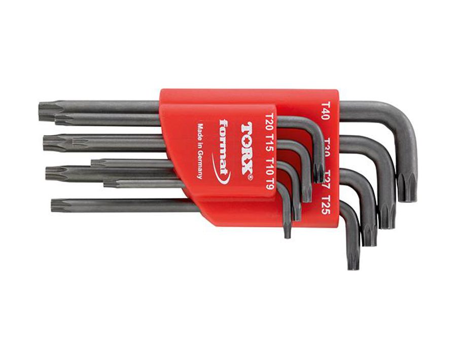 Winkelschraubendreher-Satz für TORX®, mit Bohrung