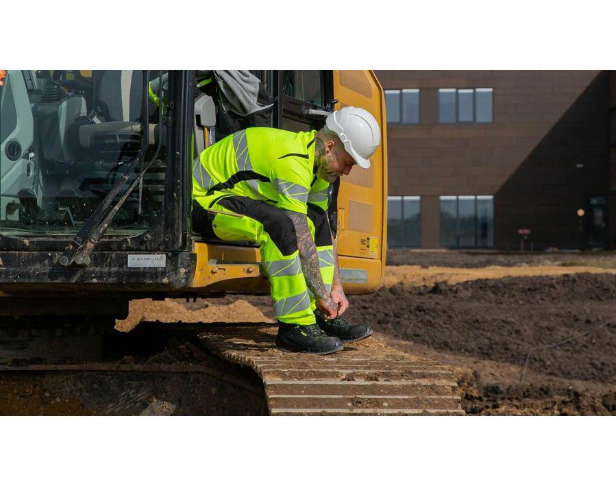 Maglietta ACCELERATE SAFE hi-vis rosso/antracite scuro