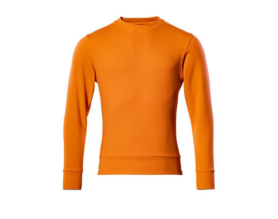 Felpa CROSSOVER arancio brillante