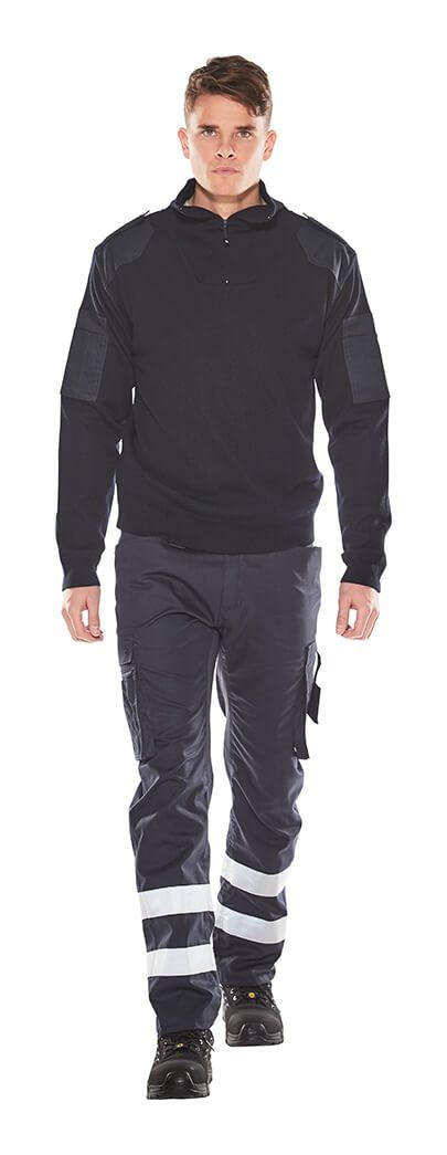 Pantaloni con tasche sulle cosce FRONTLINE nero