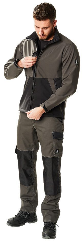 Pantaloni con tasche porta-ginocchiere LIGHT blu royal/blu navy scuro