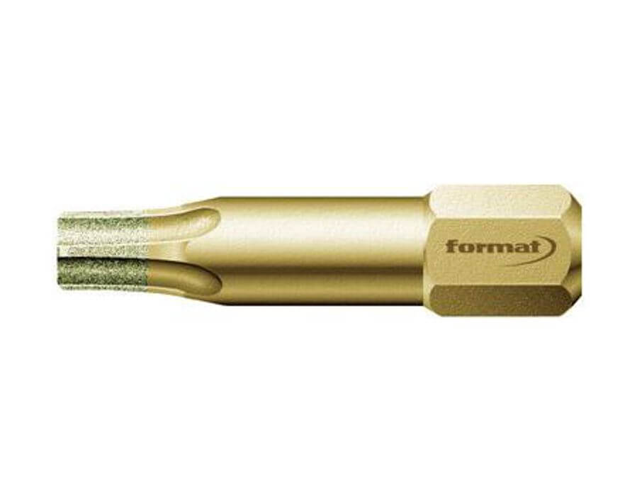 Bit für Innen-TORX®-Schrauben 1/4" ähnlich DIN 3126 C 6,3 Diamant