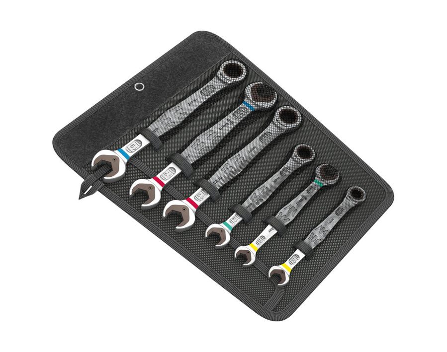 Maulschlüssel mit Ringratsche und Doppelmaulschlüssel Joker, im Satz