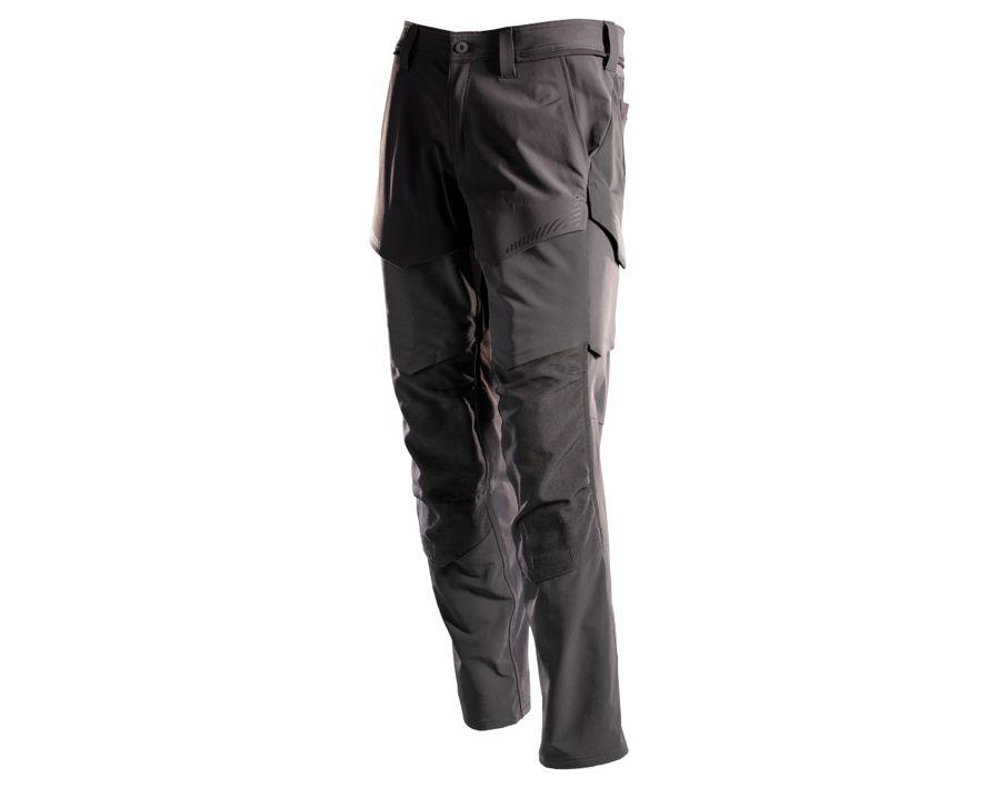 Pantaloni con tasche porta-ginocchiere CUSTOMIZED nero