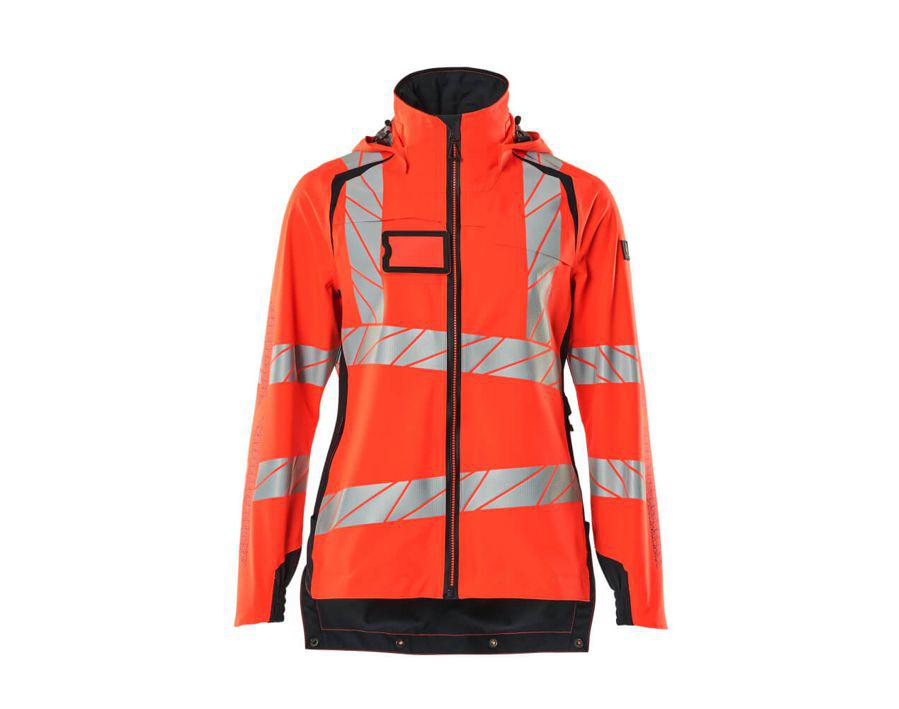 Giacca antivento ACCELERATE SAFE hi-vis rosso/blu navy scuro