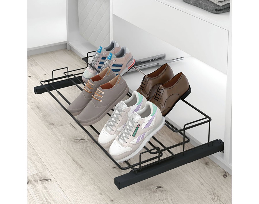 Rastrelliera estraibile regolabile in larghezza