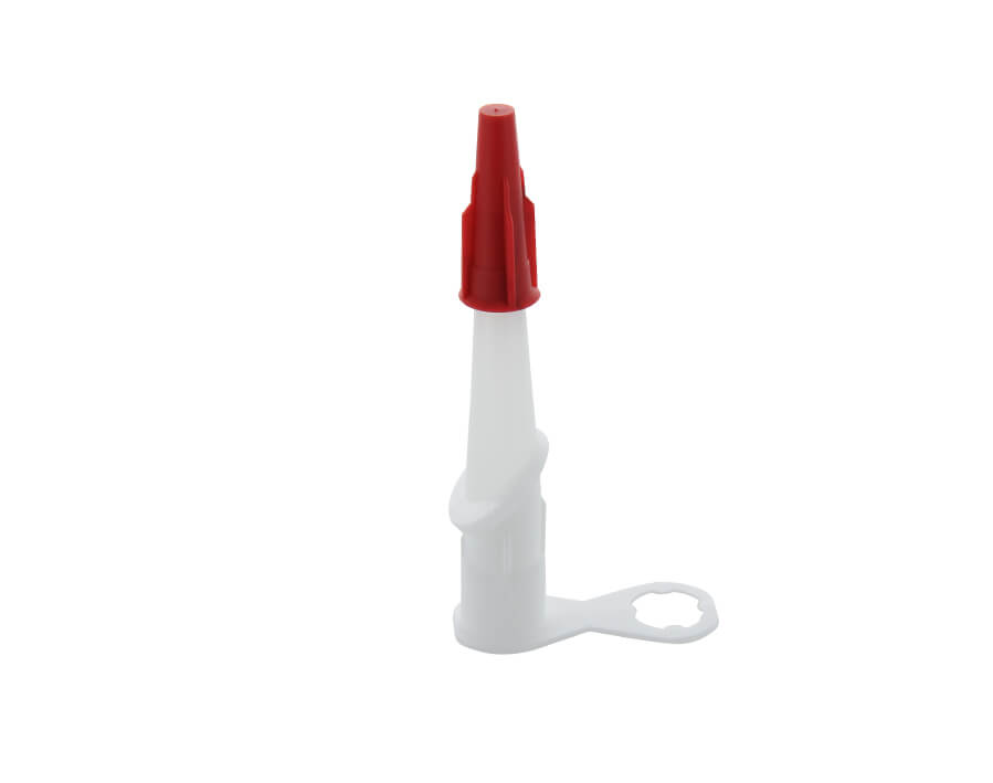 Beccuccio con cappuccio per cartucce in plastica 