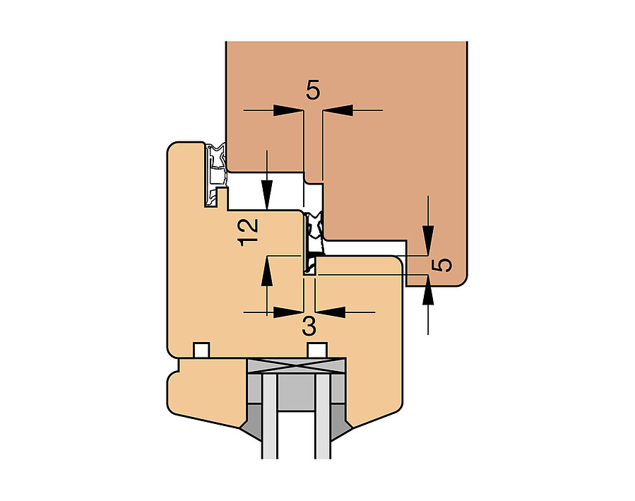 Guarnizione per finestre AFK2058 