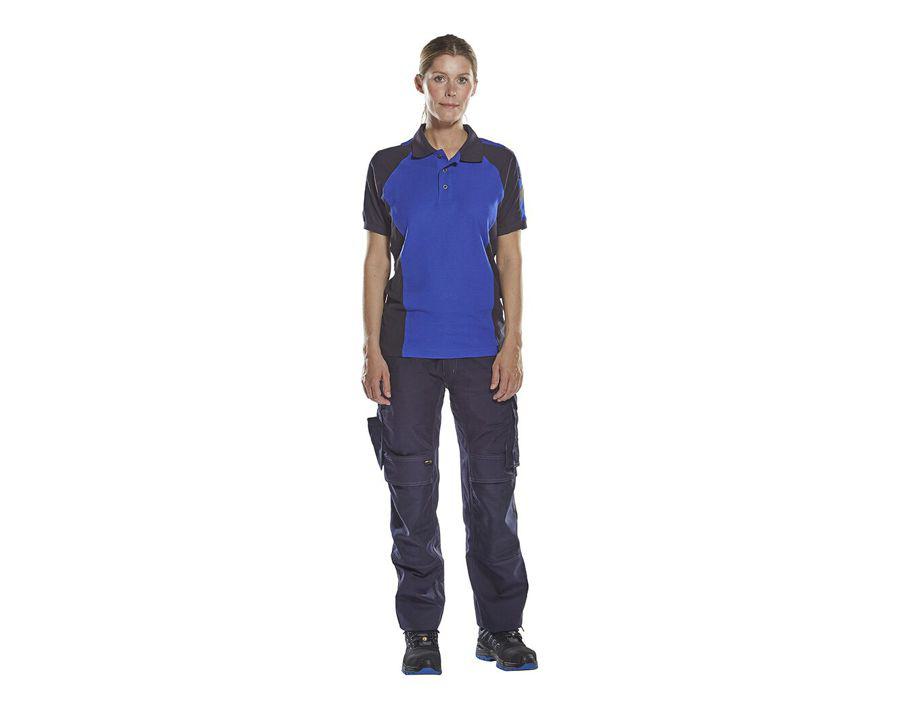 Pantaloni con tasche porta-ginocchiere UNIQUE blu navy scuro