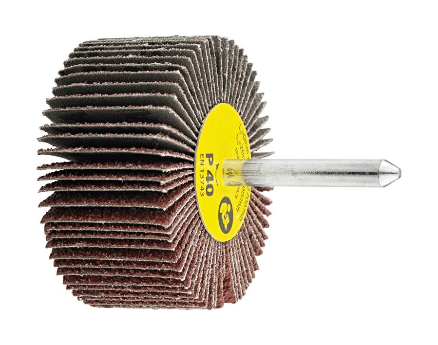 Fächerschleifer für die Edelstahlbearbeitung